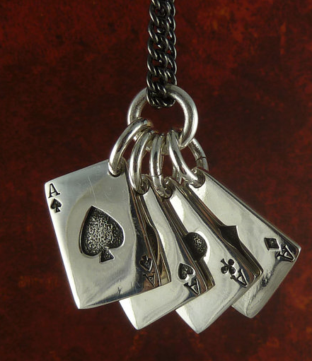 Playing Cards Necklace