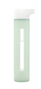 Modern Glass Water Bottle, Ice Green, 18oz